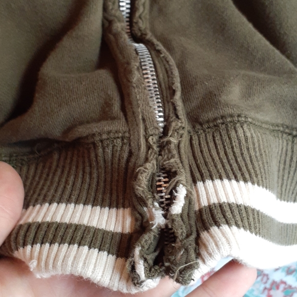 Distressed Hawks Jacket, Size M - Picture 3 of 8